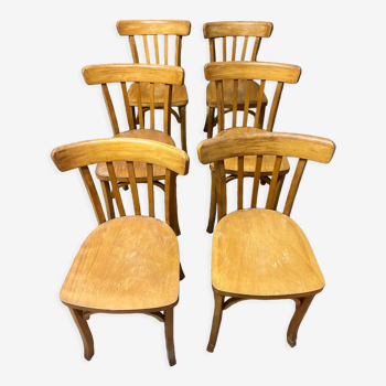 Set of 6 Luterma bistro chairs