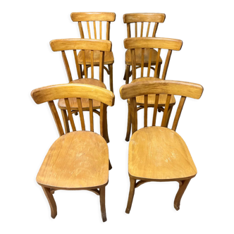Lot de 6 chaises bistrot Luterma
