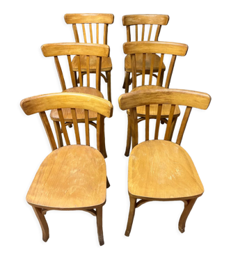Lot de 6 chaises bistrot Luterma