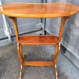 Pair of bedside tables in antique marquetry Louis XVl