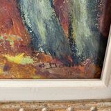 Oil on canvas landscape