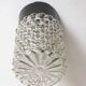Molded glass cylinder ceiling light