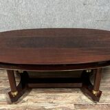 Oval table empire style mahogany circa 1900-1930