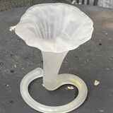 Corolla vase in antique frosted glass