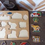 Puzzle bois vintage