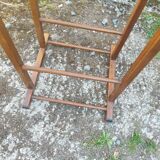 Double valet wood coat rack