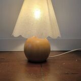 Wooden ball lamp