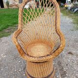 Emmanuelle wicker armchair