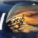 Lacquered ceramic lamp signed Grech