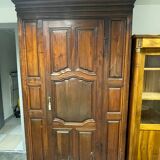 Armoire penderie d’époque en chêne massif