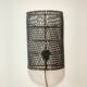 Black rattan wall light