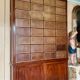Notary's cardboard maker in mahogany Restoration period