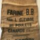Authentic and old burlap bag 7 FARINE B.B