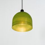 Green glass suspension by Peill Putzler, Germany, 1970