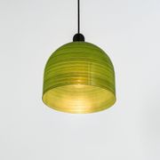 Green glass suspension by Peill Putzler, Germany, 1970