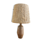 Sandstone lamp and rope