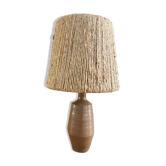 Sandstone lamp and rope