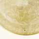 Large Hillebrand ceiling light in textured bubble glass and brass, Germany, 1970s.