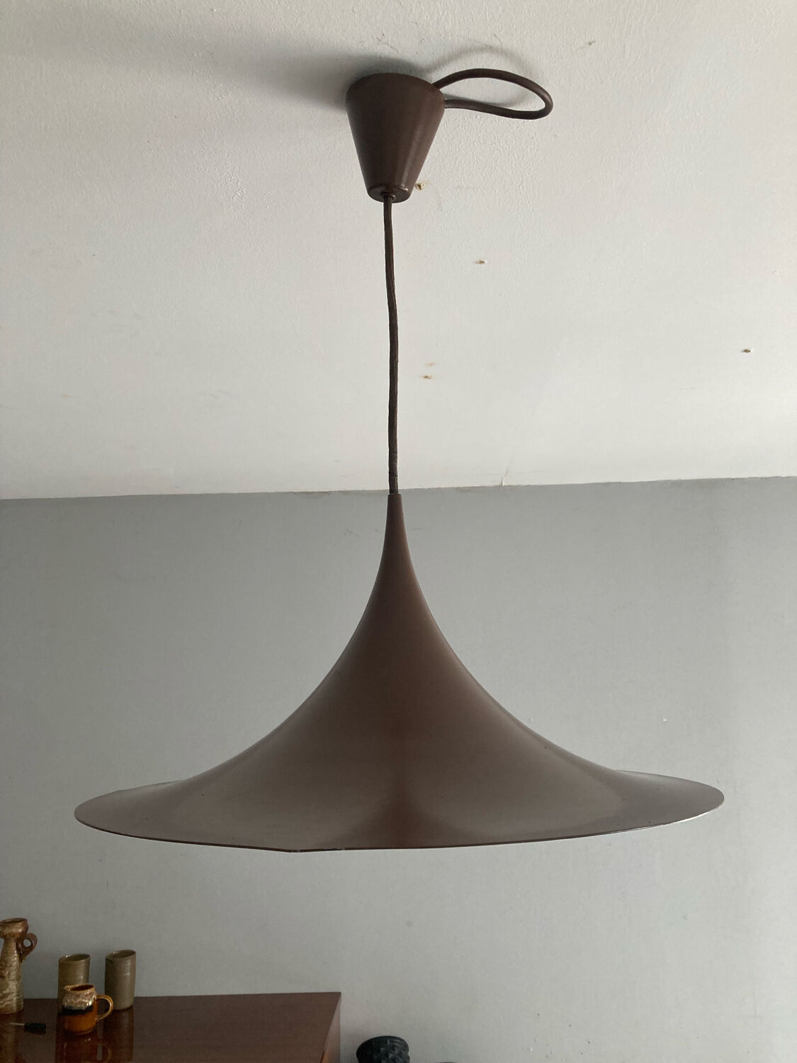 Suspension vintage mid century