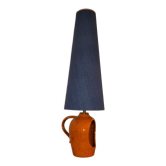 Ceramic lantern lamp 50s 60 orange