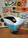 Important vase forme libre en céramique d'art par Elchinger - 1950