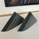 Pair of vintage geometric wall lamps, France 1980