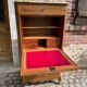 Old wooden and marble secretary