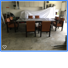 table and its 8 Art Deco chairs