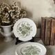 Five dessert plates "capucines" in Gien earthenware.