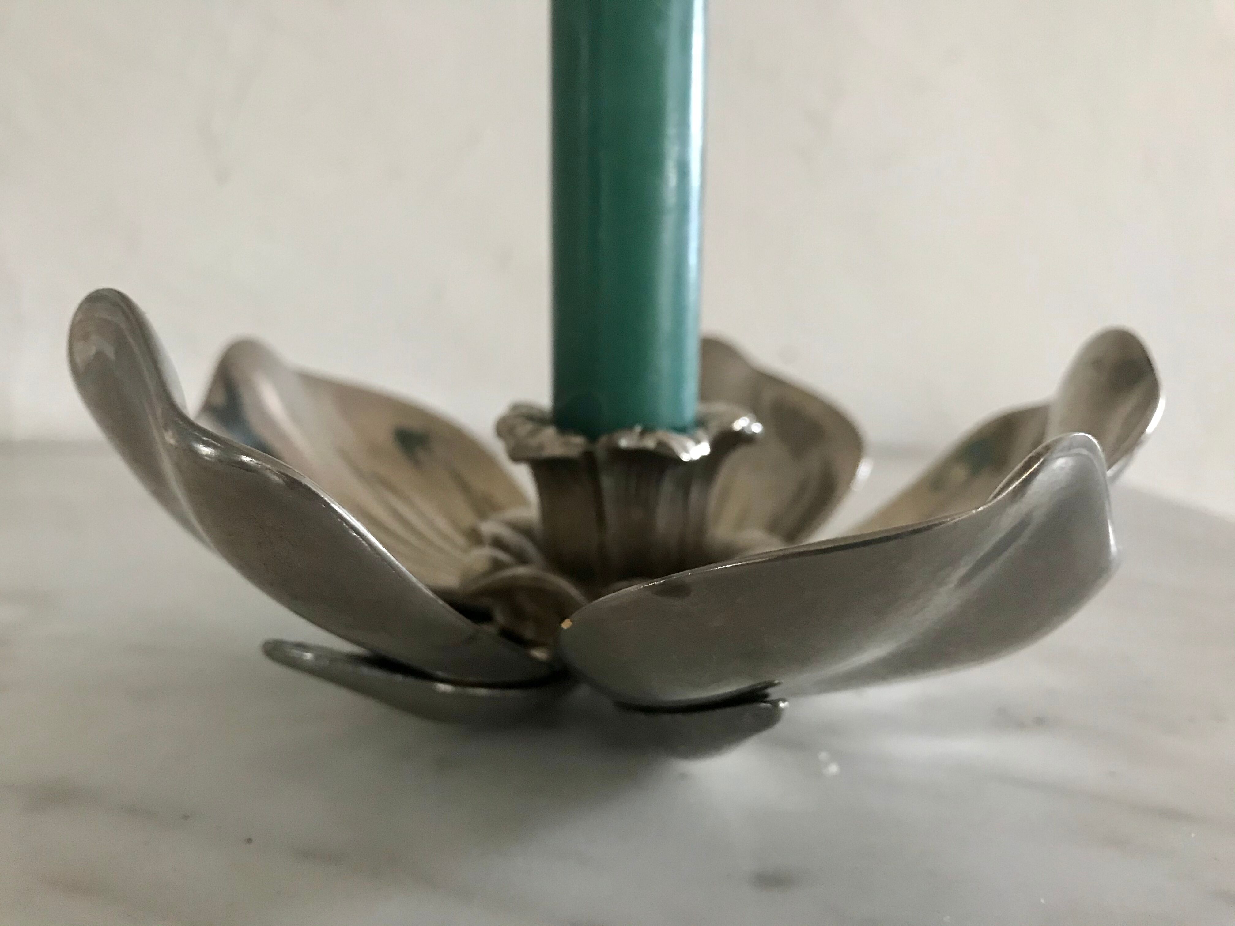 Vintage candlestick ashtray