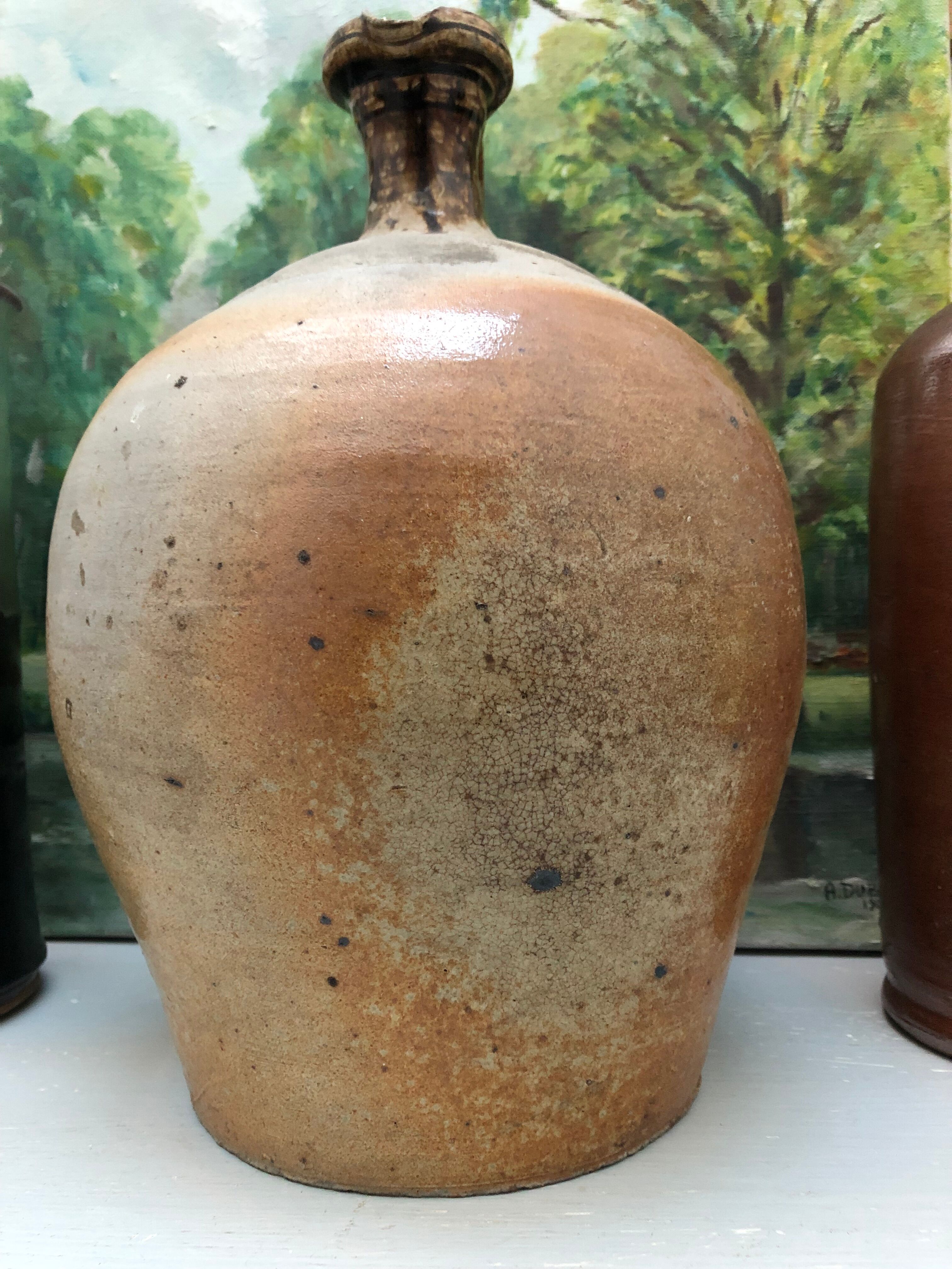 Large amphora, pitcher in glazed earth