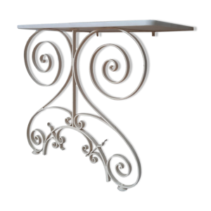 console fer forgé et - art deco