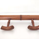 Patère en bois façon bambou