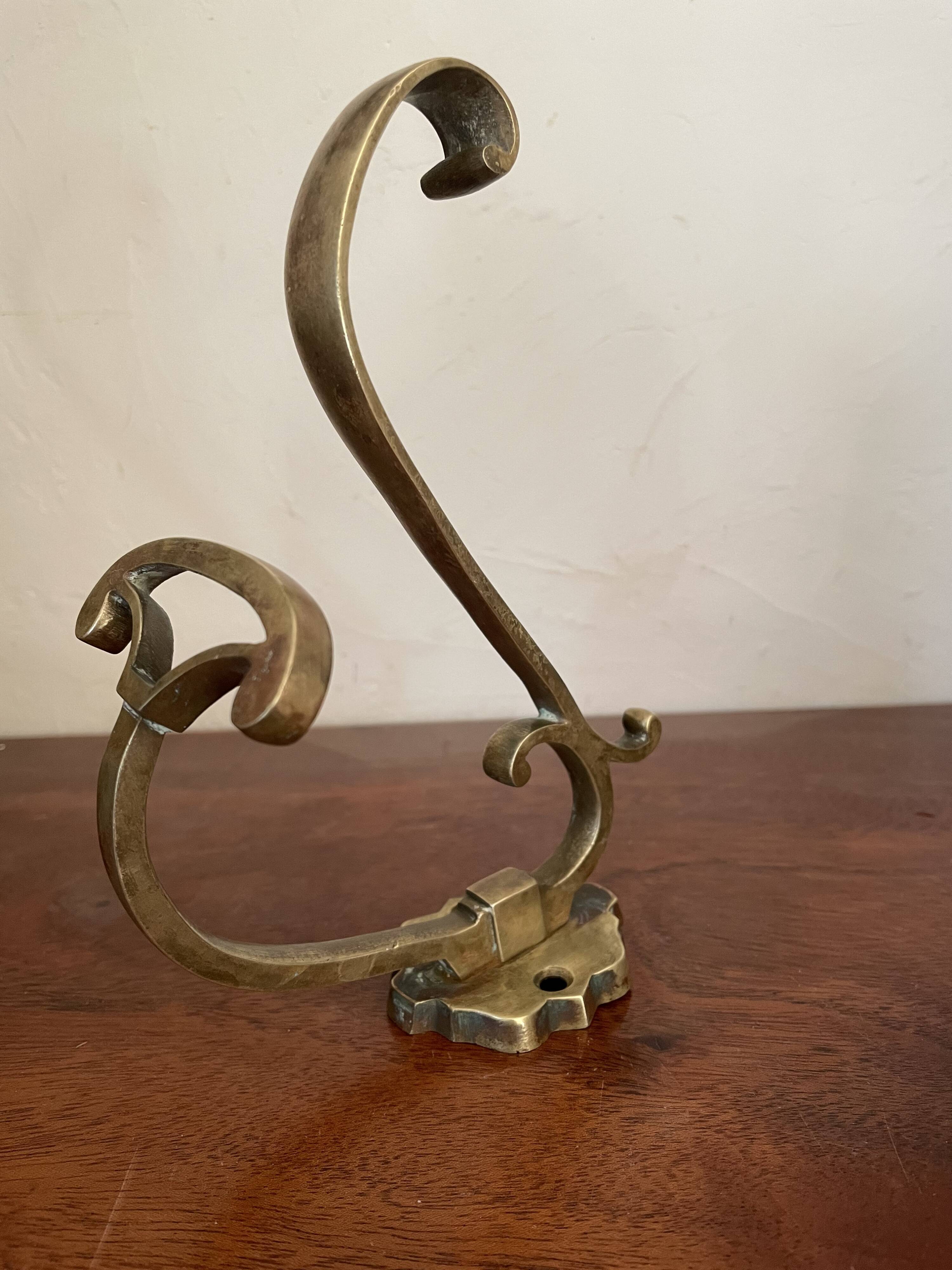 Bronze hook circa 1900