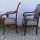 PAIR of old ARMCHAIR style LOUIS PHILIPPE Epoque XIXe Chair mahogany Lacrosse