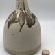 BOTTLE Vintage bottle in partially glazed pyrite stoneware