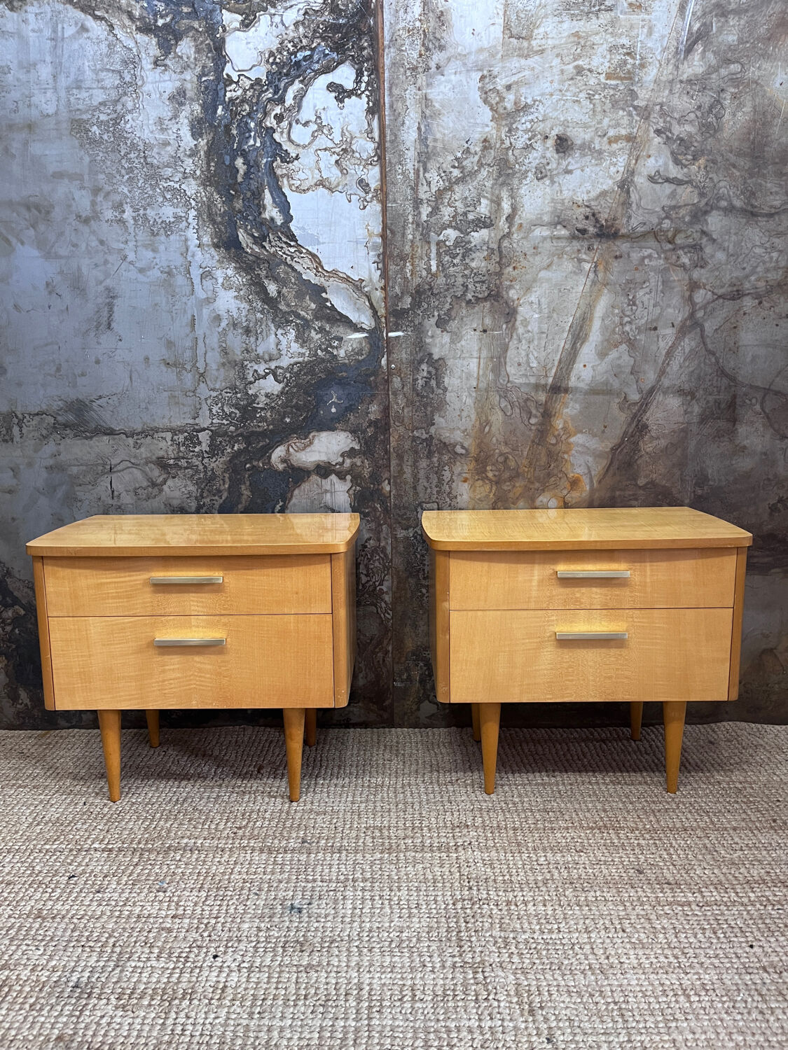 Pair of bedside feet compass