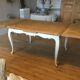 Antique dining table with extensions