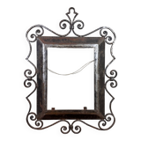 menu frame for restaurant in hammered iron period 1930-1940