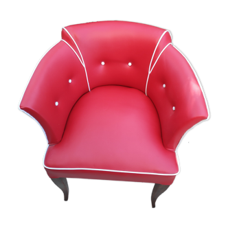 Fauteuil à dos vintage