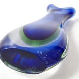 Vintage Murano glass vase Sommerso 1960