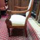 Paire de fauteuils en acajou d'époque Restauration estampillés Guinard