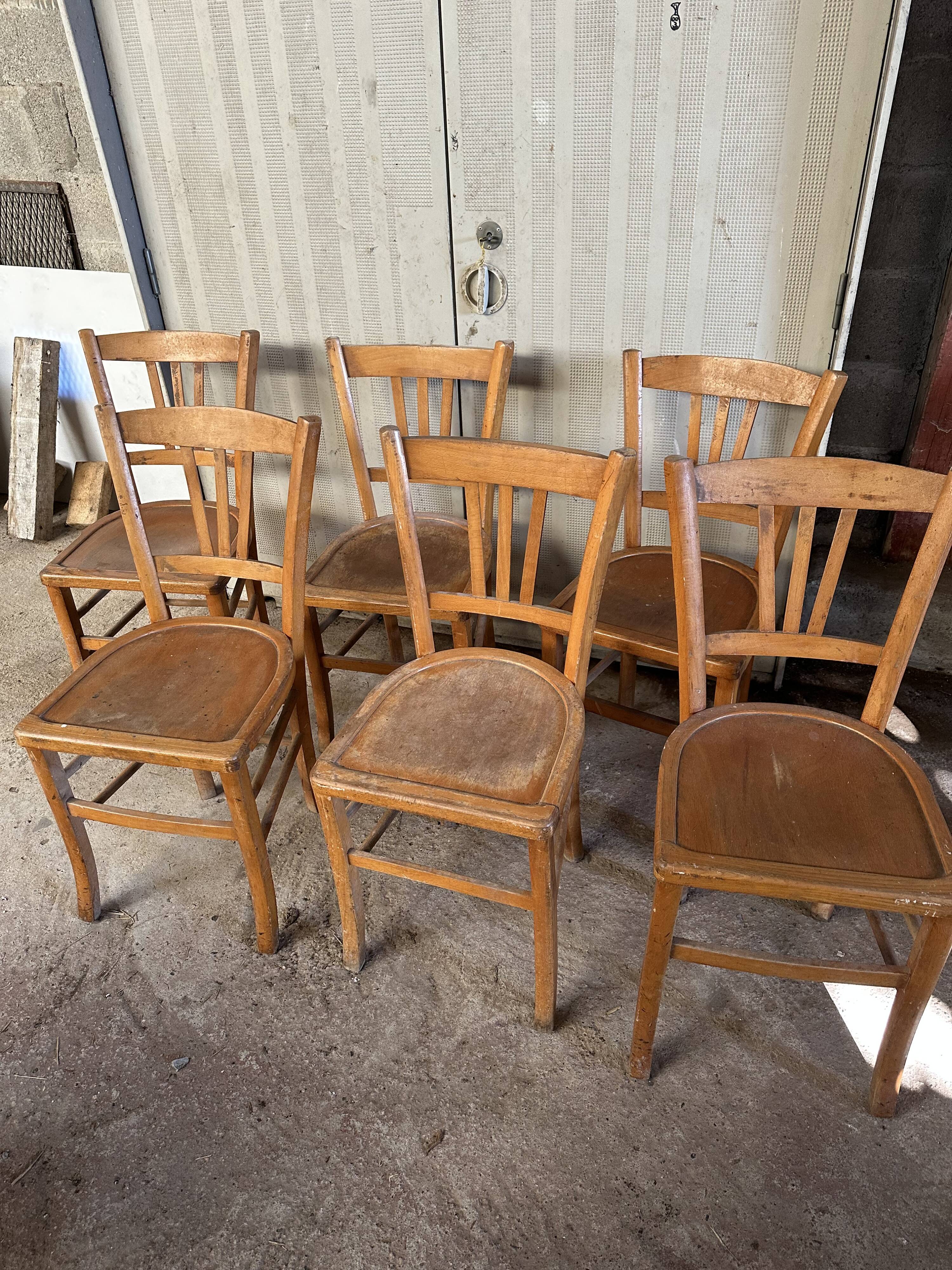 Lot 6 bistro chairs luterma