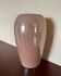 Powder pink ceramic vase from the 80s
