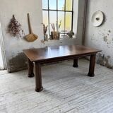 Dudouyt oak dining table 1940
