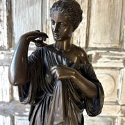 Bronze subject of Diana after Praxiteles circa 1900