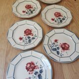Retro plates Digoin Malmaison