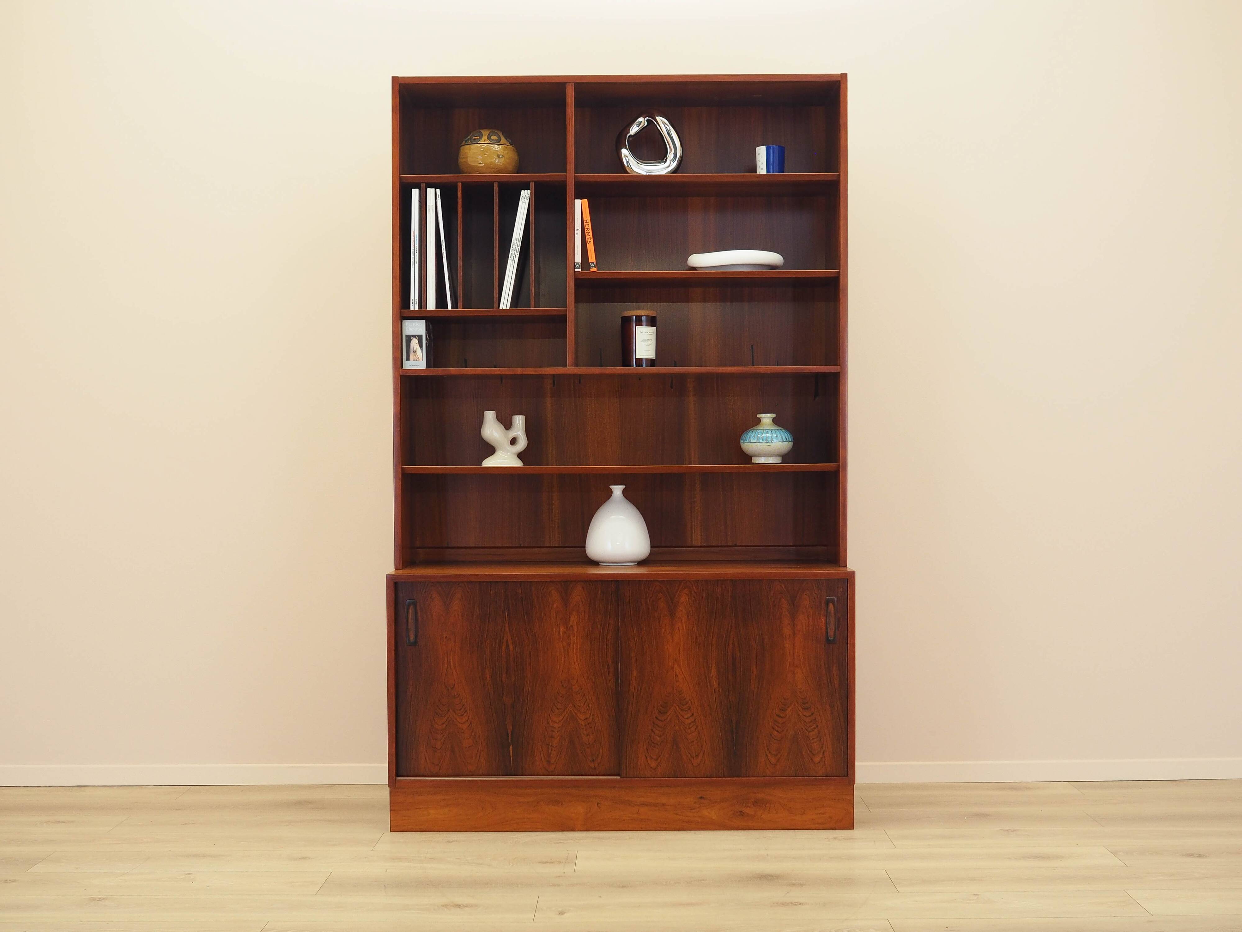 Rosewood bookcase, Danish design, 1970s, manufactured by Hundevad