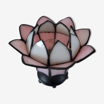 Lampe lotus dans le goût de la maison tiffany