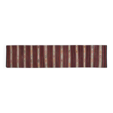 Turkish Vintage Kilim Oushak Handmade Woven Wool Runner Rug 73x350